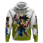 Bardock Saiyan Legacy Hoodie Classic Anime Battle Style