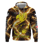 Laxus Dreyar Fairy Tail Hoodie Lightning Dragon Anime Style with Electric Surge Visuals