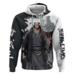 Bartholomew Kuma One Piece Hoodie Revolutionary Ink Wash Anime