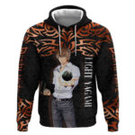 Light Yagami Death Note Hoodie Tribal Anime Fusion Style