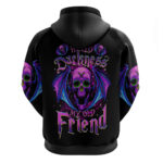 Bat Skull Hoodie Bat Skull Hello Darkness My Old Friend DT01