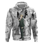 Loid Forger Spy X Family Hoodie Manga Mix Anime Style