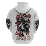 Love Me Like My Demons Do Skull Hoodie