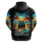 Beach Jeep Hoodie Sunset Find Me Where The Jeep Meets The Ocean DT01