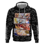 Luffy Gear 5th Nika White Hair - One Piece Hoodie Anime Style