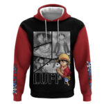 Luffy Mix Manga - One Piece Hoodie Anime Mix Manga