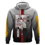 Makima Chainsaw Man Hoodie with Cunning Pose and Mysterious Aura Design