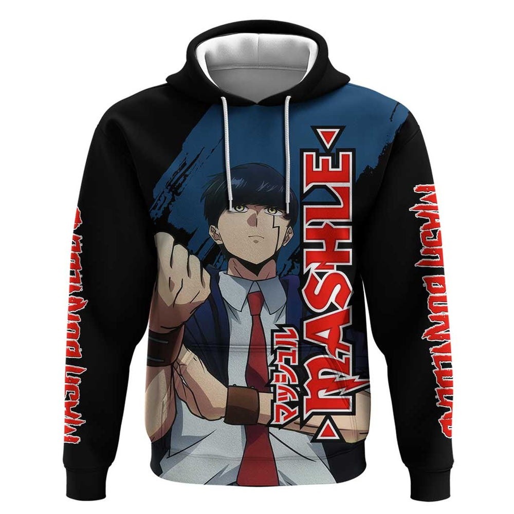 Mash Burnedead - Magic And Muscles Hoodie Anime Style Mash Burnedead - Magic And Muscles Hoodie Anime Style