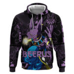 Beerus - Dragon Ball Hoodie Pattern Anime Mix Manga Style