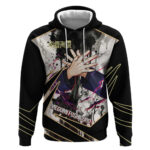 Megumi Fushiguro Shadow Master Hoodie Ink-Stained Cursed Technique Style