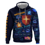 Megumin Crimson Demon Hoodie Retro Anime RPG Interface Style