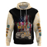 Beige Jeep Camouflage Hoodie Bantam Jeep Heritage Festival 2023