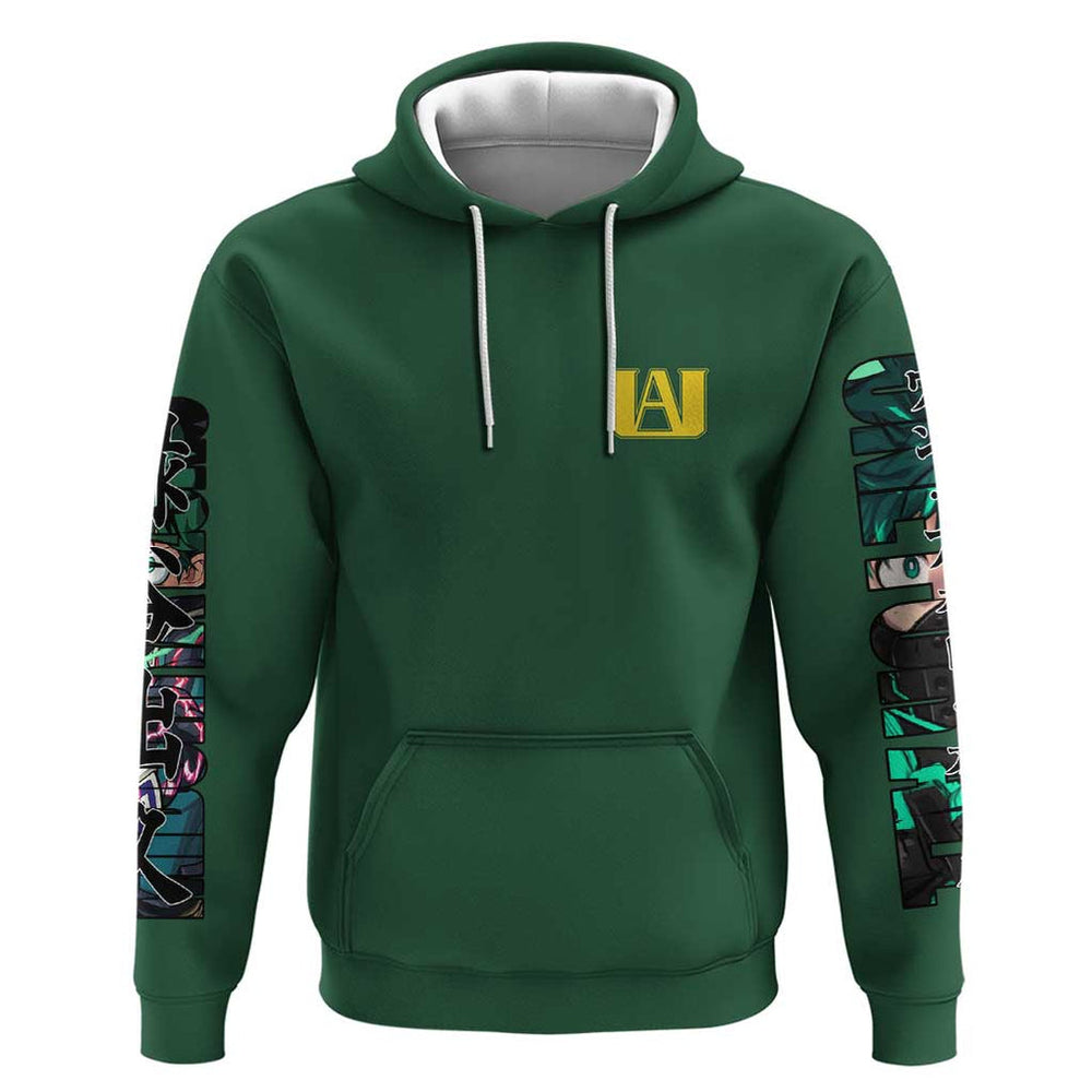 Midoriya Izuku My Hero Academia Hoodie Anime Style Midoriya Izuku My Hero Academia Hoodie Anime Style