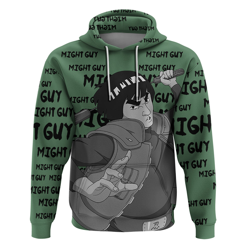 Might Guy - Style Manga Hoodie Might Guy - Style Manga Hoodie