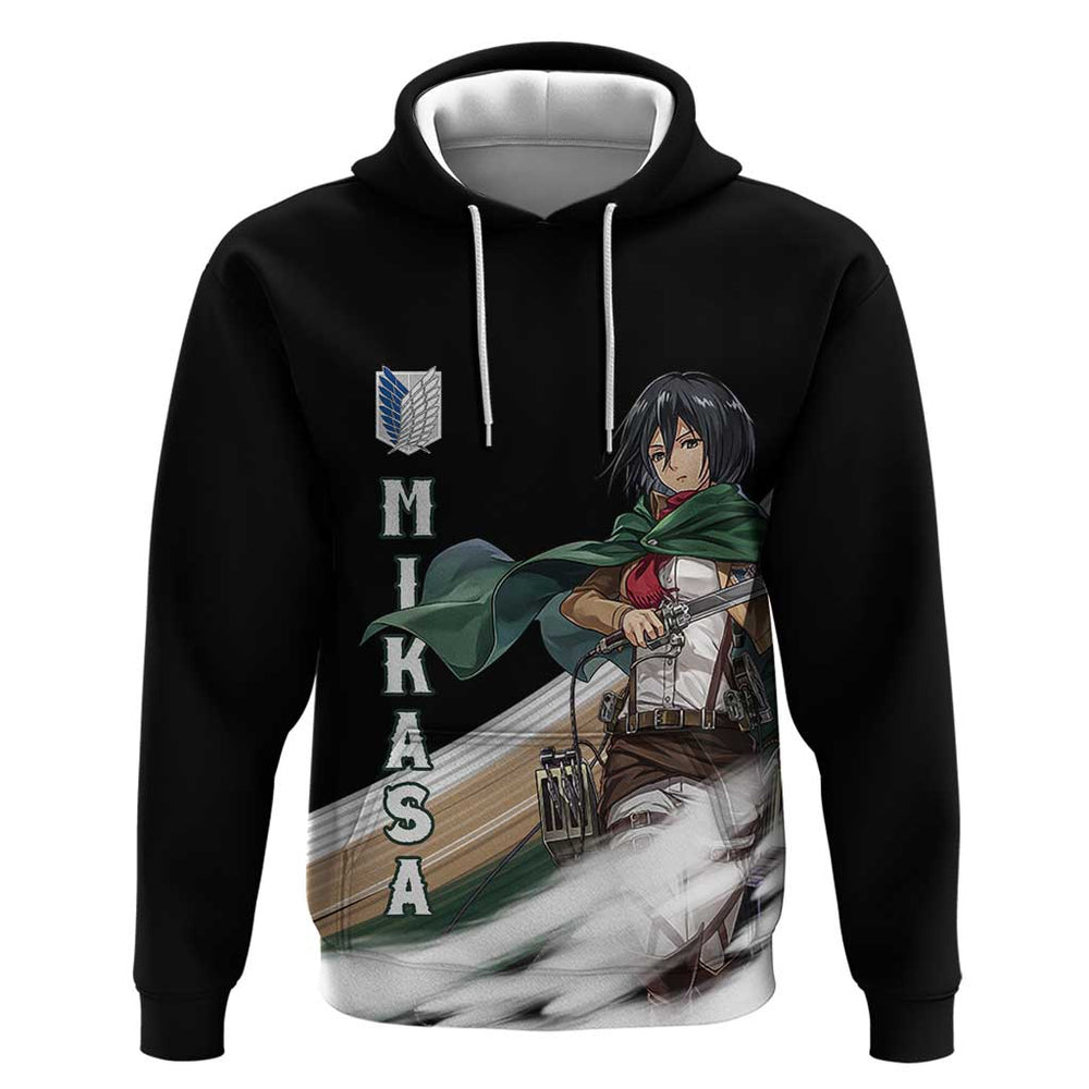 Mikasa Ackerman - Attack On Titan Hoodie Anime Style Mikasa Ackerman - Attack On Titan Hoodie Anime Style