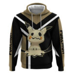 Mimikyu Hoodie with Ghost and Fairy Type and Cute Spooky Design
