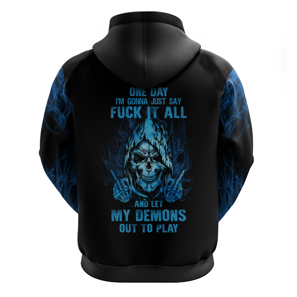 My Demons Out To Play Skull Hoodie My Demons Out To Play Skull Hoodie