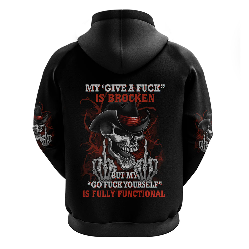 My 'give A F' Is Broken Hoodie My 'give A F' Is Broken Hoodie