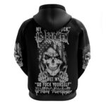 My Give A F Mad Skull Hoodie