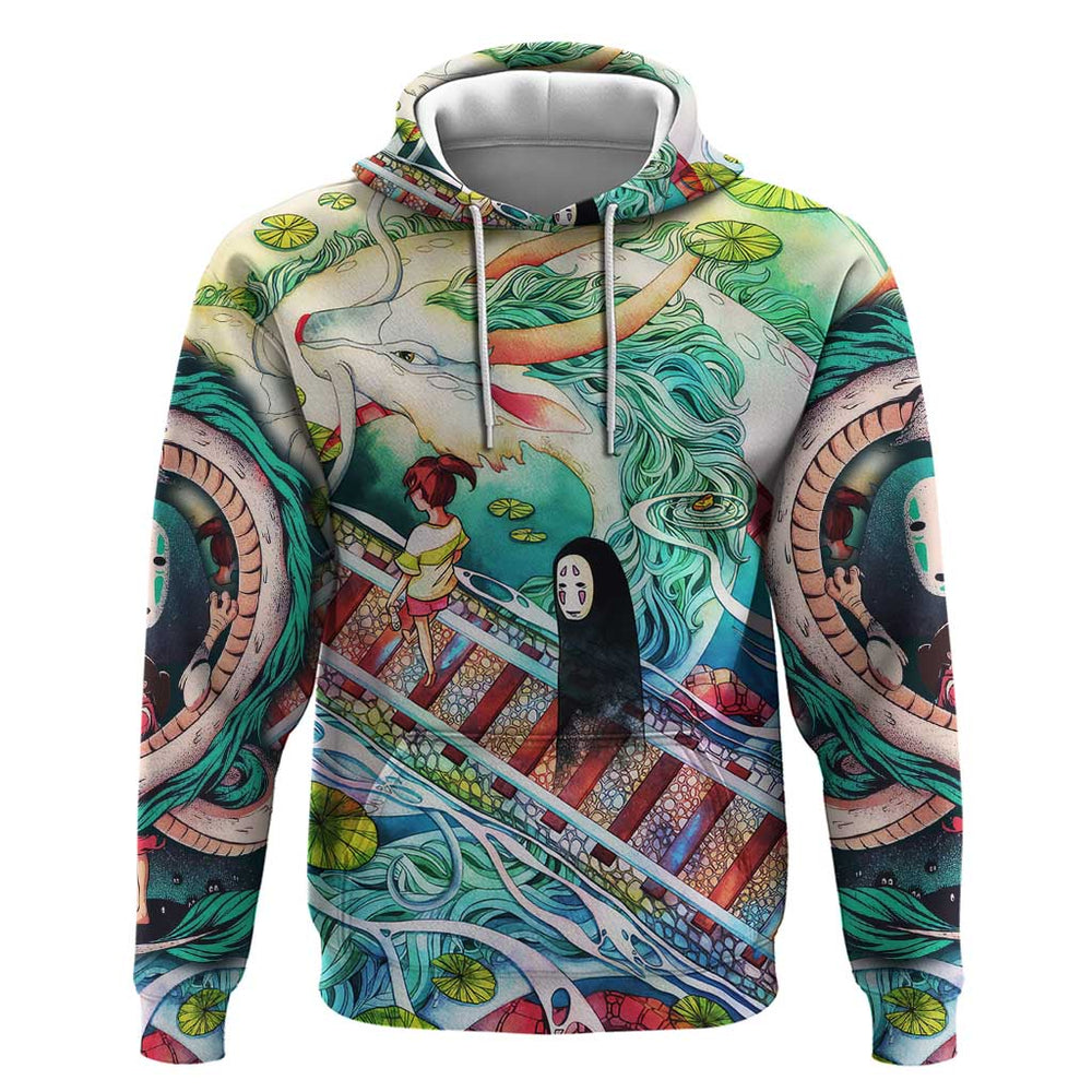 Mythical Spirited Away Studio Ghibli Hoodie Anime Style Mythical Spirited Away Studio Ghibli Hoodie Anime Style
