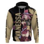 Black Bull Vanessa Hoodie Black Clover Anime