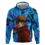 Naruto Akatsuki Urban Grafitti Pain Hoodie Anime Mix Abstract Style