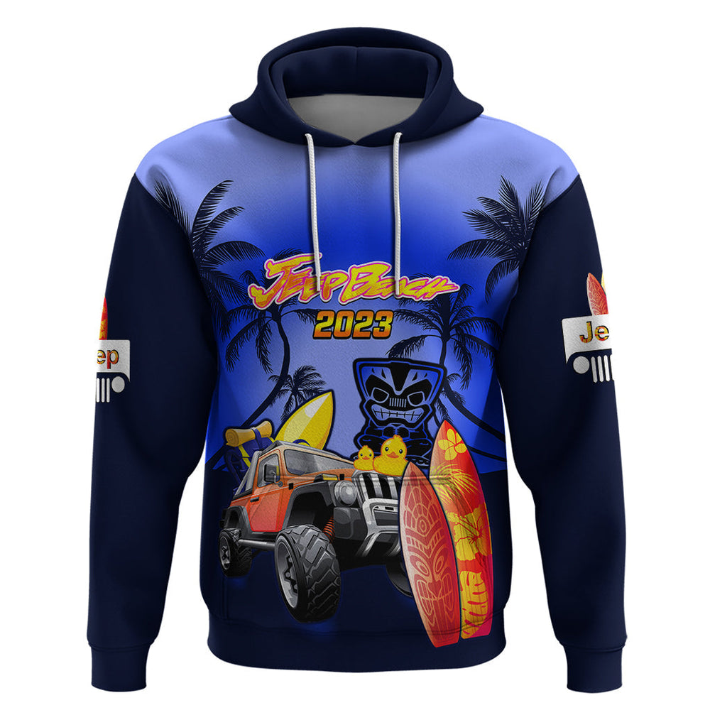 Navy Blue Jeep Beach 2023 Hoodie Happy 20th Anniversary Navy Blue Jeep Beach 2023 Hoodie Happy 20th Anniversary