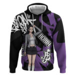 Nico Robin One Piece Hoodie Graffiti Street Art Anime Collage