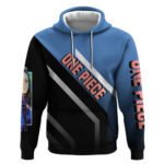 Nico Robin One Piece Hoodie with Elegant Pose and Archaeologist Design