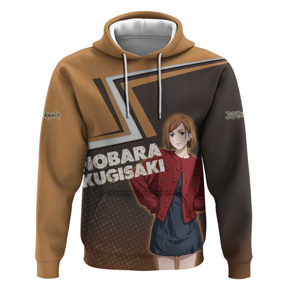 Nobara Kugisaki Hoodie Jujutsu Kaisen Casual Chic Style Nobara Kugisaki Hoodie Jujutsu Kaisen Casual Chic Style