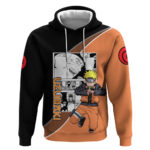 Nrt Uzumaki - Naruto Hoodie Anime Mix Manga Style