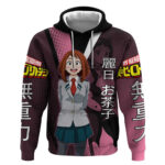 Ochaco Uraraka Uravity Hoodie Japanese Comic Book Style