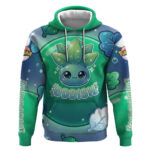 Oddish Hoodie Whimsical Kawaii Botanical Fantasy