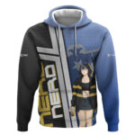 Black Clover Nero Hoodie Anime Illustration Style