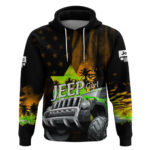 Orange Jeep Hoodie You Can Go Fast But I Can Go Anywhere
