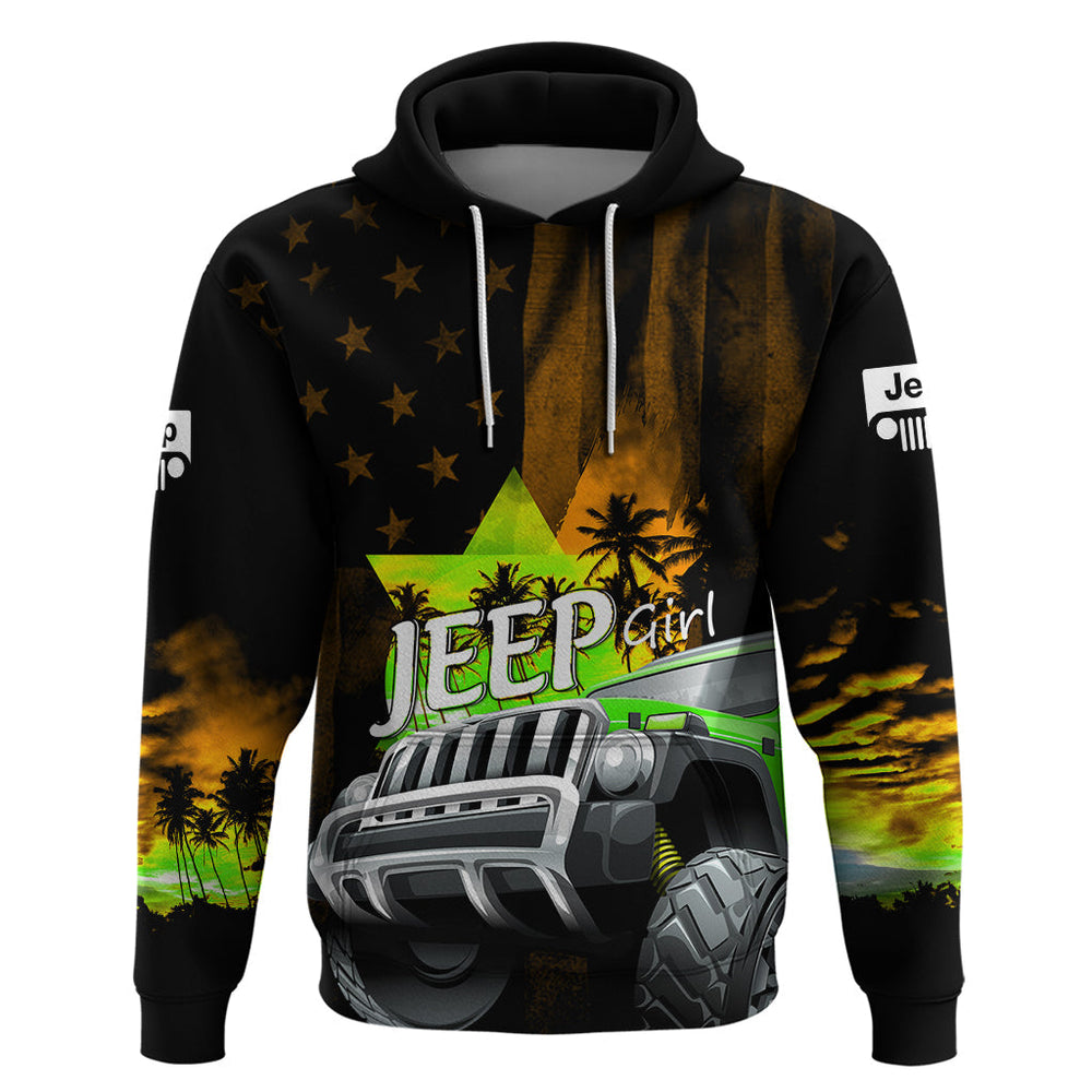 Orange Jeep Hoodie You Can Go Fast But I Can Go Anywhere Orange Jeep Hoodie You Can Go Fast But I Can Go Anywhere