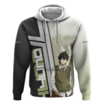 Black Clover Yuno Hoodie Vintage Scholar Anime Style