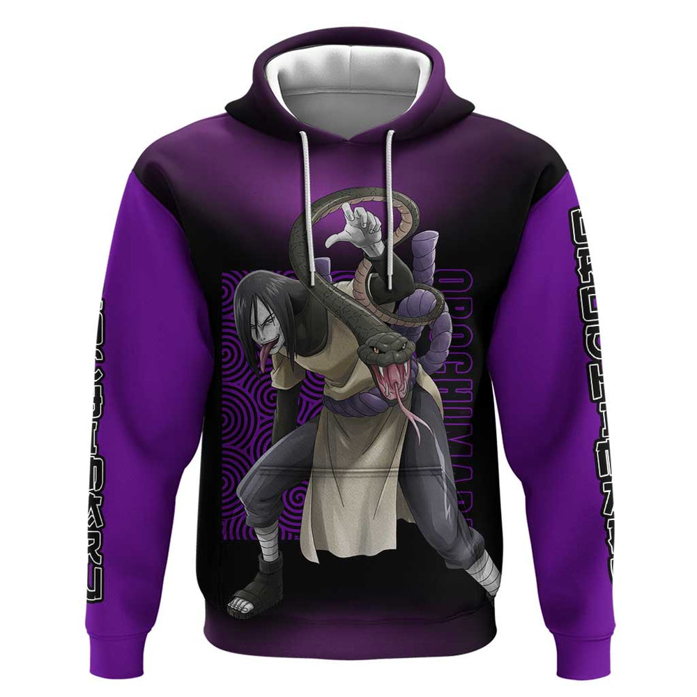 Orochimaru - Naruto Hoodie Anime Style Orochimaru - Naruto Hoodie Anime Style