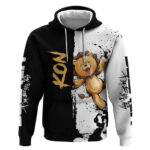 Personalized Kon Hoodie Ink Splash Anime Brush Style