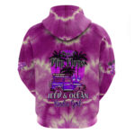 Pink Jeep Tie Dye Hoodie Im A Flip Flops Jeep And Ocean Kinda Girl Ver.02