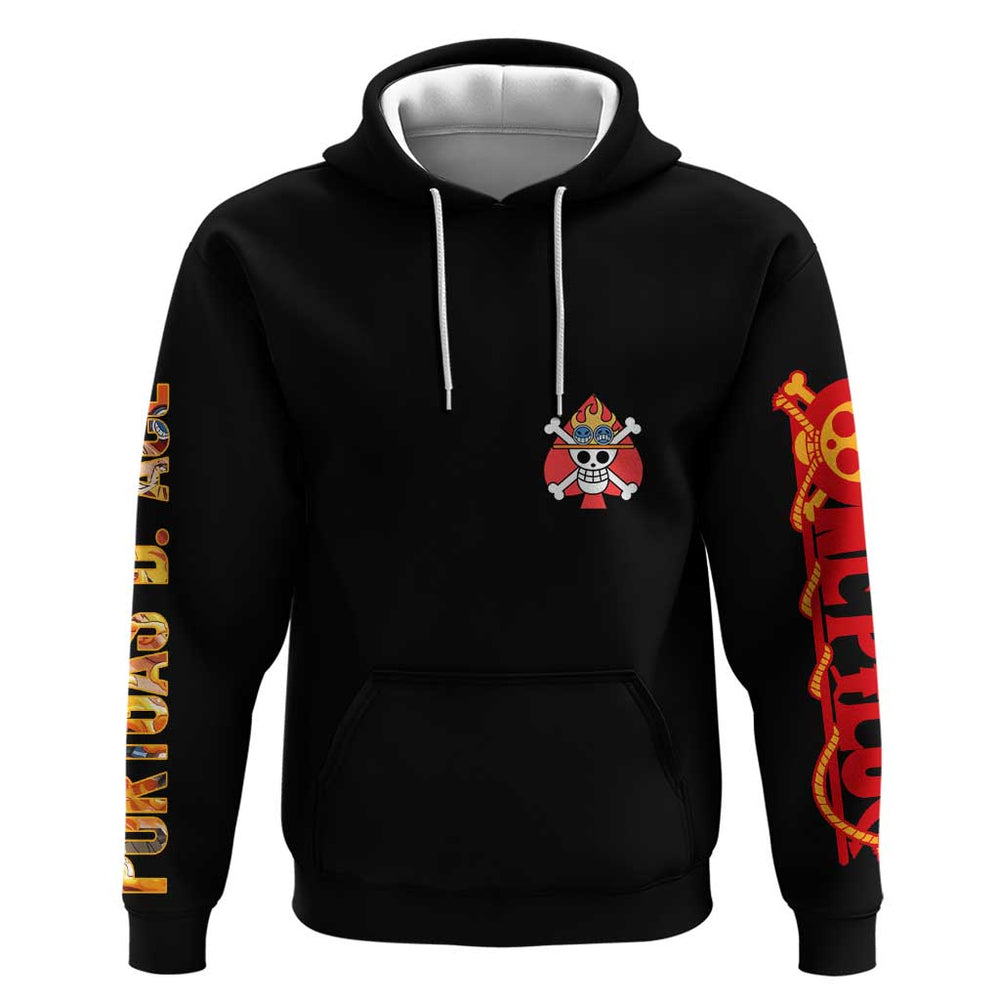 Portgas D. Ace V2 One Piece Hoodie Anime Style Portgas D. Ace V2 One Piece Hoodie Anime Style