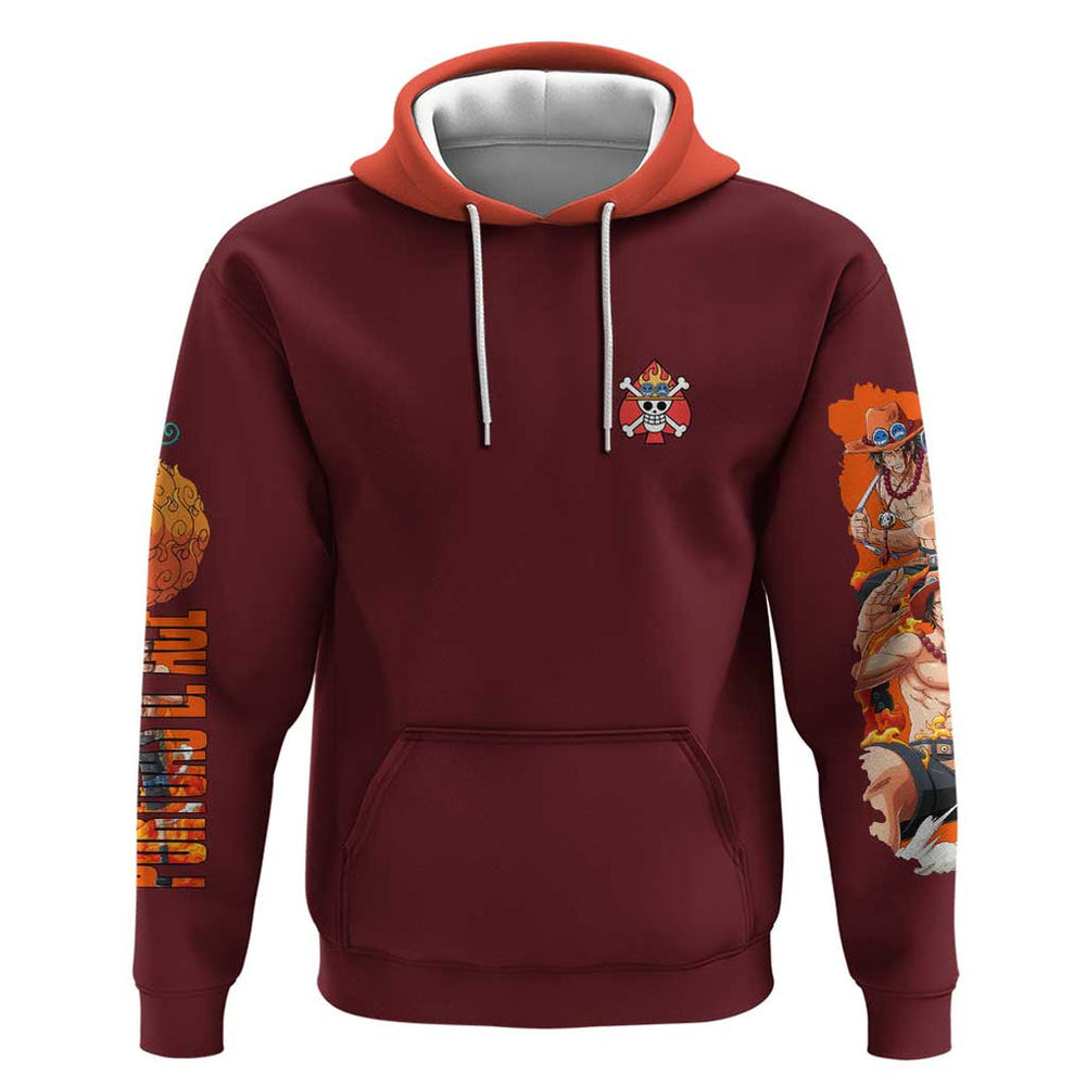 Portgas D. Ace V3 One Piece Hoodie Japan Anime Style Portgas D. Ace V3 One Piece Hoodie Japan Anime Style