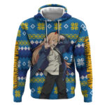 Power - Chainsaw Man Hoodie Anime Mix Christmas Style