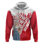 Power Chainsaw Man Hoodie Grunge Pop Manga Panel Style