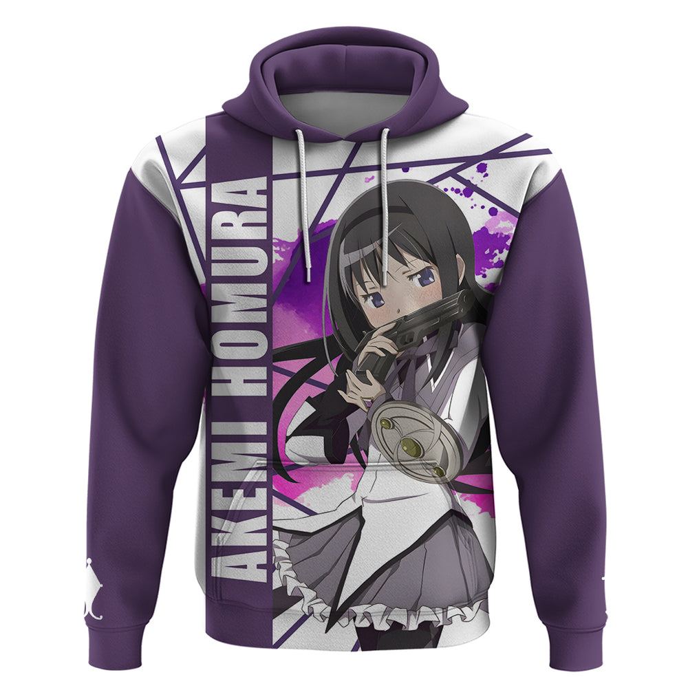 Puella Magi Madoka Magica Hoodie Akemi Homura Puella Magi Madoka Magica Hoodie Akemi Homura
