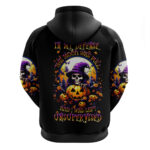 Pumpkin Witch Skull Hoodie In My Defense The Moon Was Full And I Was Left Unsupervided DT01