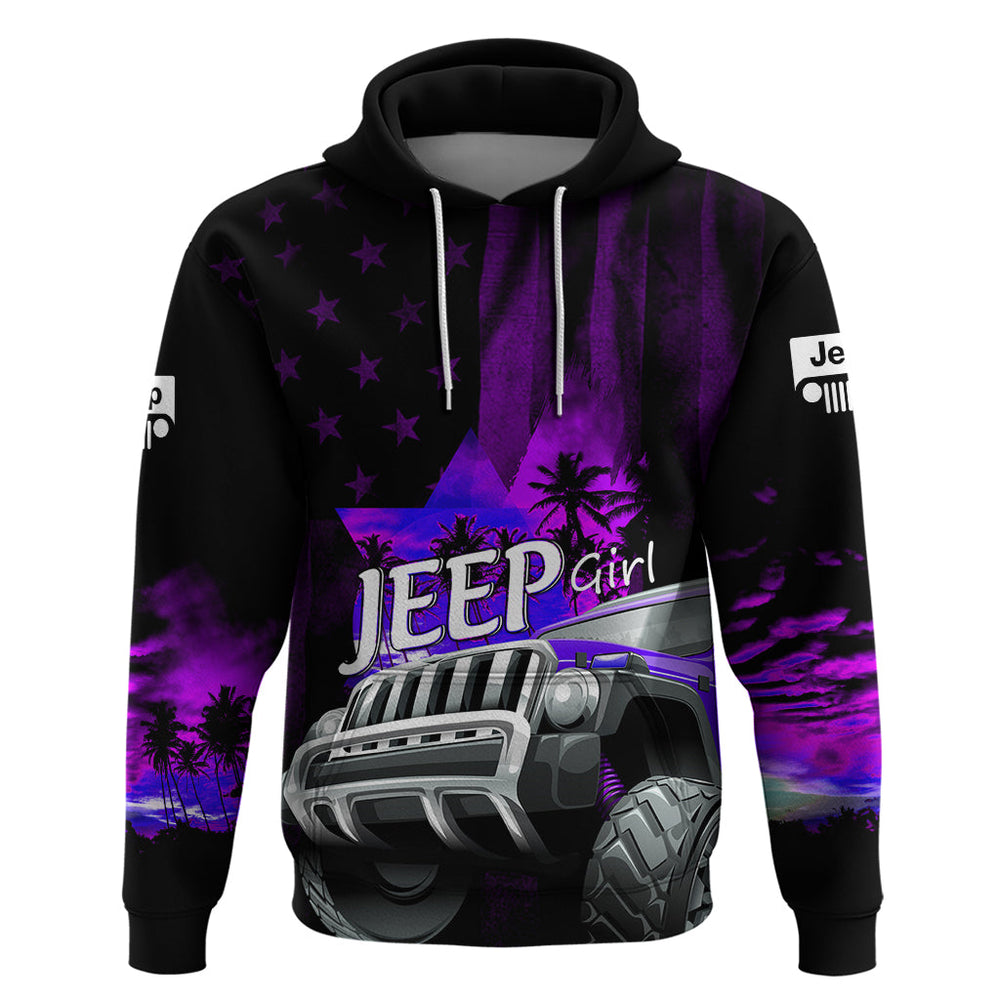 Purple Jeep Hoodie You Can Go Fast But I Can Go Anywhere Purple Jeep Hoodie You Can Go Fast But I Can Go Anywhere