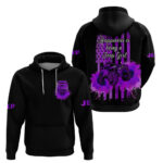 Purple Jeep Sunflower Hoodie Happiness Is Being A Jeep Girl