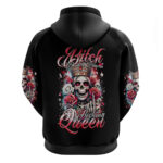 Queen Skull Hoodie Bitch I'm Not A Princess I'm The Fucking Queen DT01