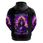 Queen Skull Hoodie Sometimes An Angel Somethimes Hellraiser Always A Strong Woman DT01